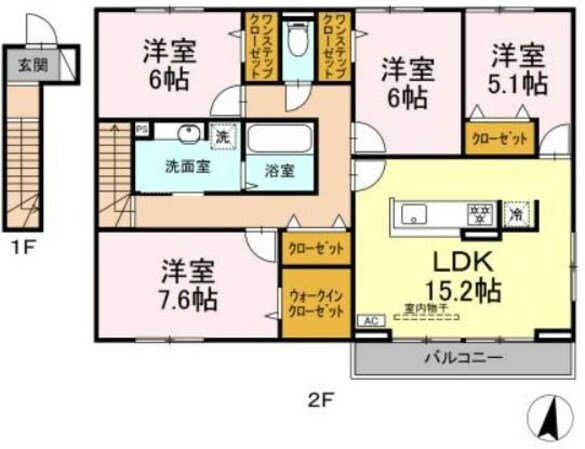 ハッピー　プレイスの物件間取画像